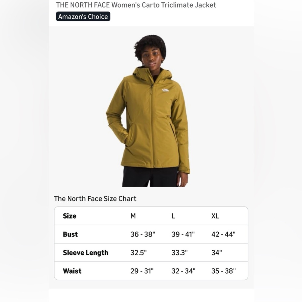 NWT- THE NORTH FACE Triclimate Jacket - Picture 7 of 7